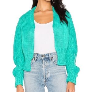 Free people glow for it cardi XS